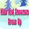 Jogo Kids And Snowman Dress Up