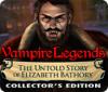 Jogo Vampire Legends: The Untold Story of Elizabeth Bathory Collector's Edition