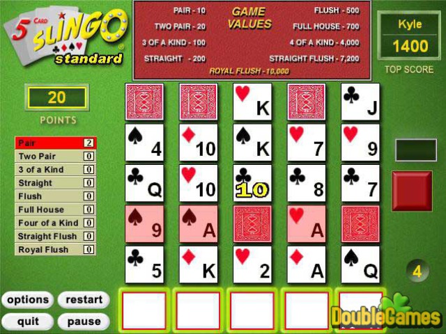 Free Download 5 Card Slingo Screenshot 1