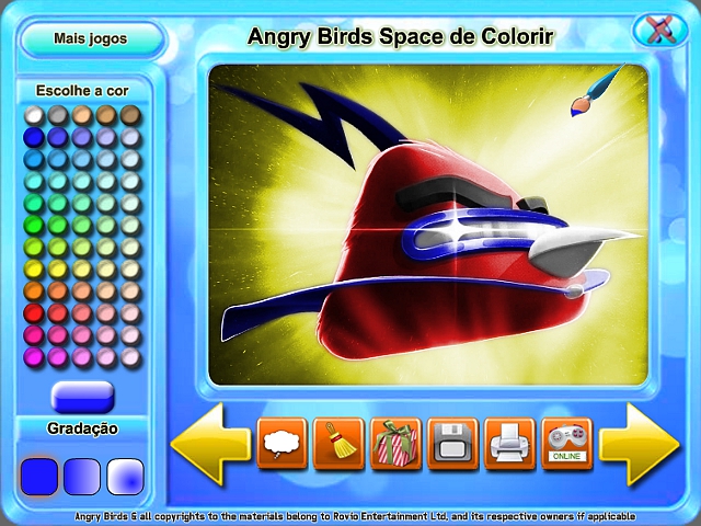 Free Download Angry Birds Space de Colorir Screenshot 3