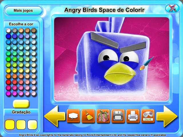 Free Download Angry Birds Space de Colorir Screenshot 4