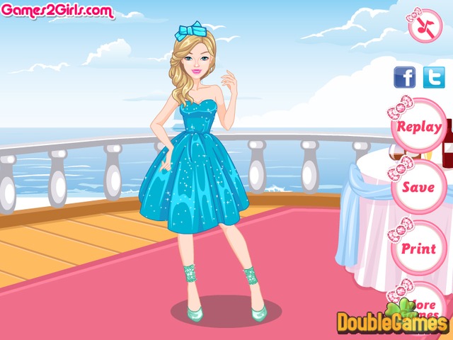Free Download Barbie Super Sparkle DressUp Screenshot 3