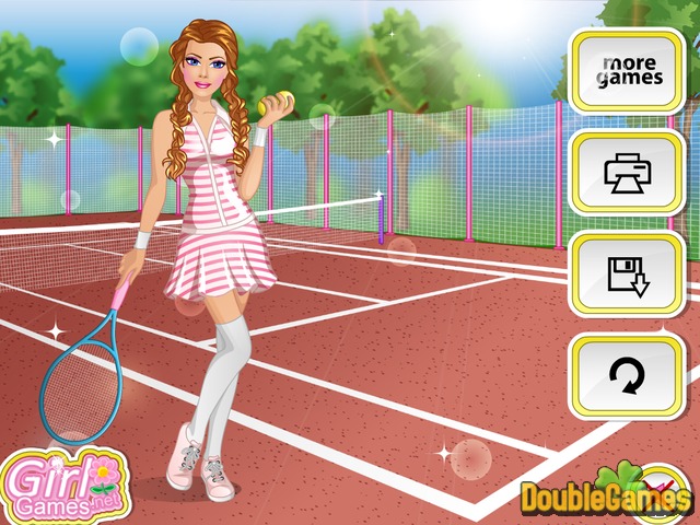 Free Download Barbie Tennis Style Screenshot 3