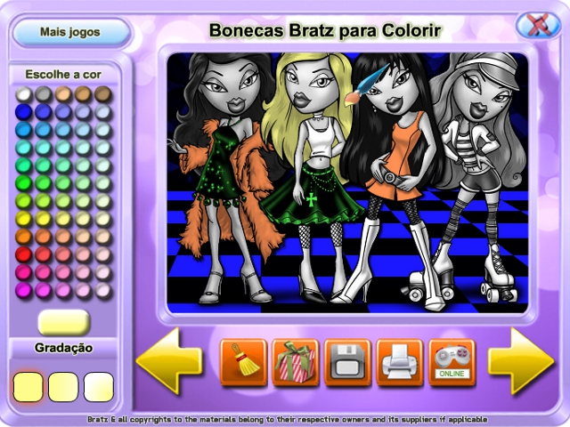Free Download Bonecas Bratz para Colorir Screenshot 3