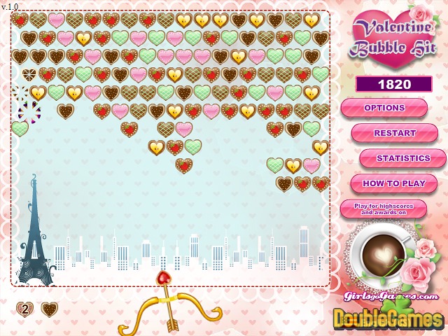Free Download Valentine Bubble Hit Screenshot 3
