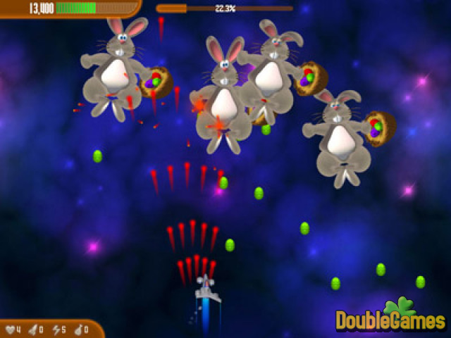 Free Download Chicken Invaders 3: Revenge of the Yolk Easter Edition Screenshot 2