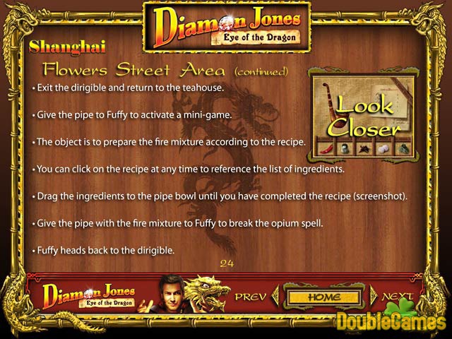 Free Download Diamon Jones: Eye of the Dragon Strategy Guide Screenshot 2