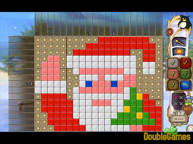 Free Download Fantasy Mosaics 32: Santa's Hut Screenshot 1