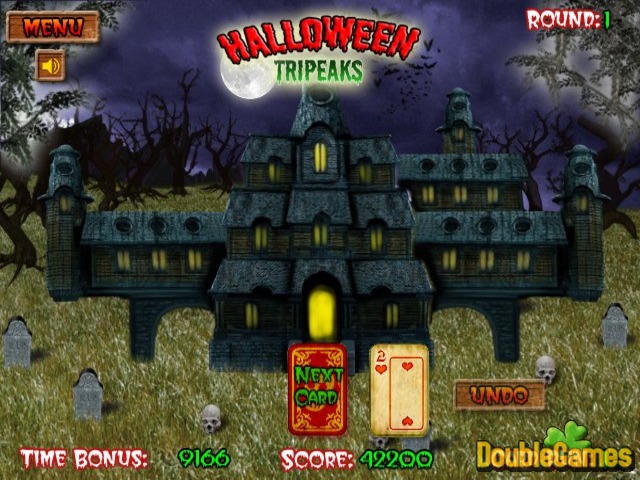 halloween tripeaks game