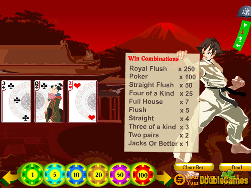 Free Download Japanese Videopoker Screenshot 1