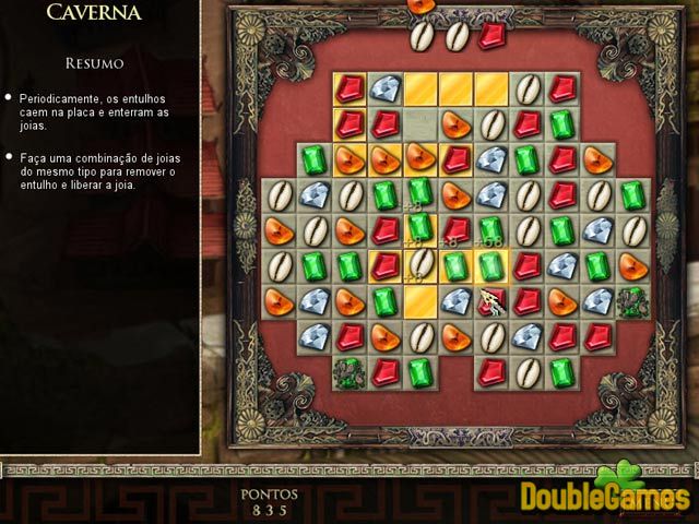 Free Download Jewel Quest: O Dragão de Safira Screenshot 1