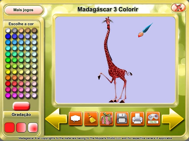 Free Download Madagáscar 3 Colorir Screenshot 4