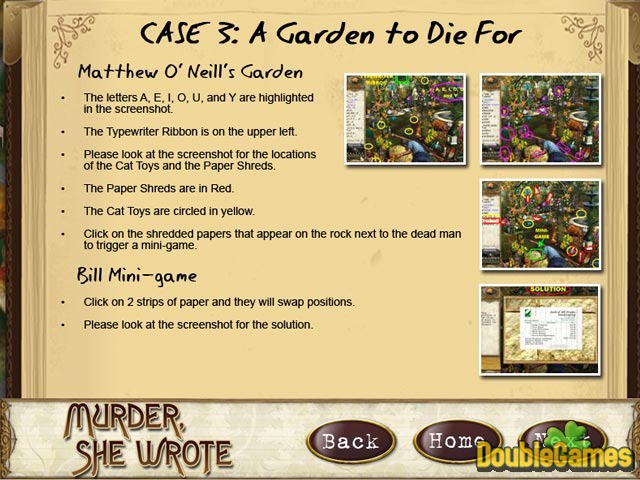 Free Download Murder, She Wrote Strategy Guide Screenshot 2
