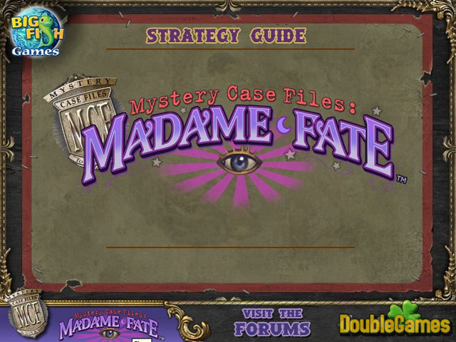 Free Download Mystery Case Files: Madame Fate  Strategy Guide Screenshot 1