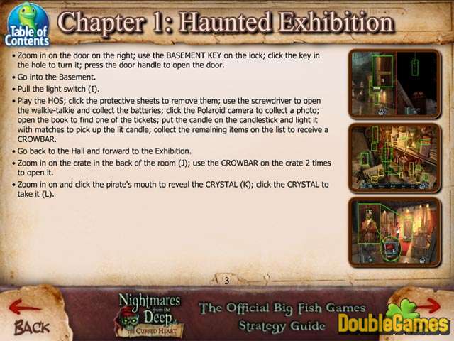 Free Download Nightmares from the Deep: The Cursed Heart Strategy Guide Screenshot 1
