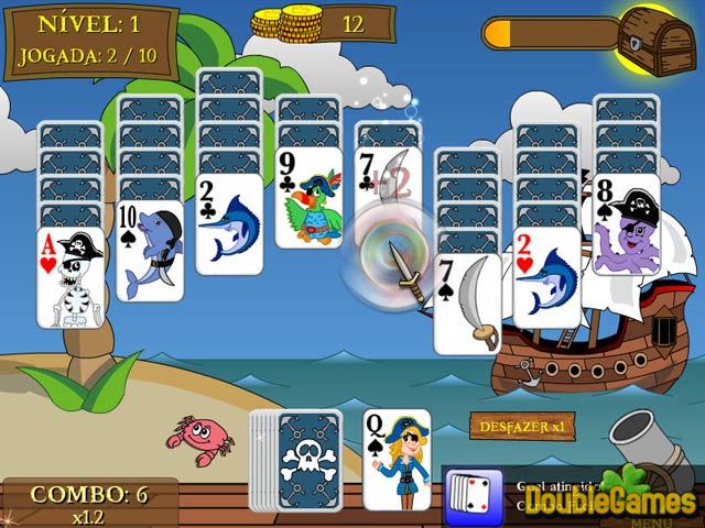 Free Download Pirate Solitaire Screenshot 1