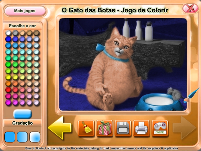 Free Download O Gato das Botas: Jogo de Colorir Screenshot 3