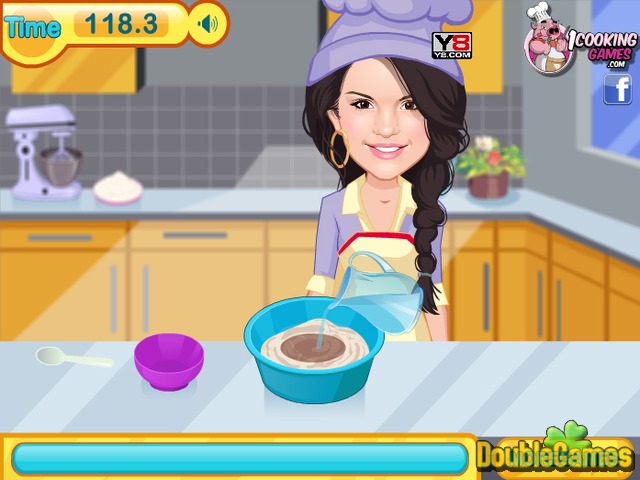 Free Download Selena Gomez Cooking Cookies Screenshot 2