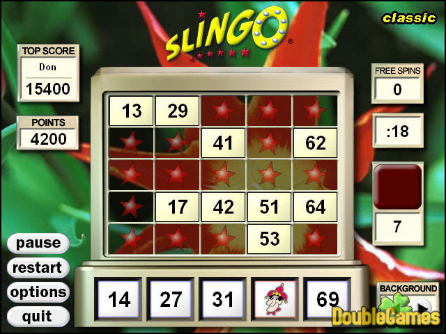 Free Download Slingo Deluxe Screenshot 2