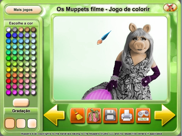 Free Download Os Muppets filme - Jogo de colorir Screenshot 2