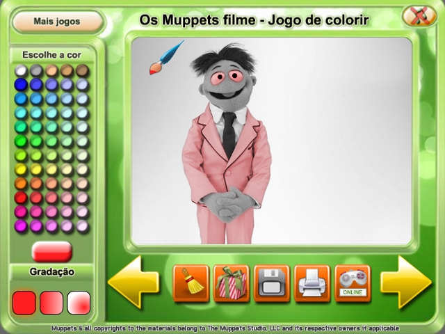 Free Download Os Muppets filme - Jogo de colorir Screenshot 3