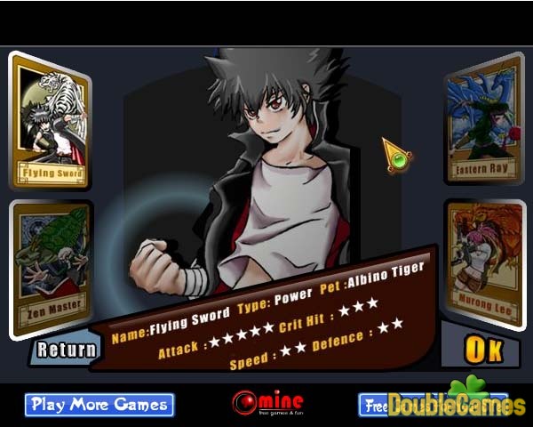 Free Download The Tale of Four Fighters Screenshot 2