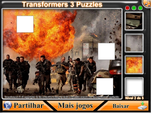 Free Download Transformers 3 Puzzles Screenshot 2