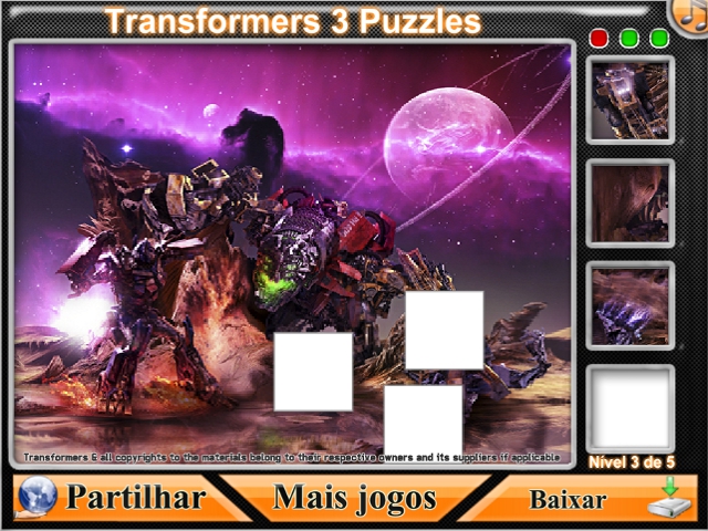 Free Download Transformers 3 Puzzles Screenshot 3