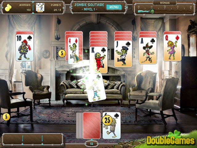 Free Download Zombie Solitaire Screenshot 1