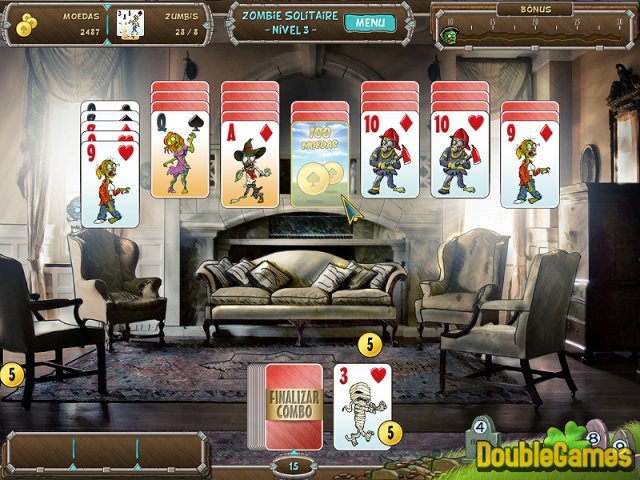 Free Download Zombie Solitaire Screenshot 2